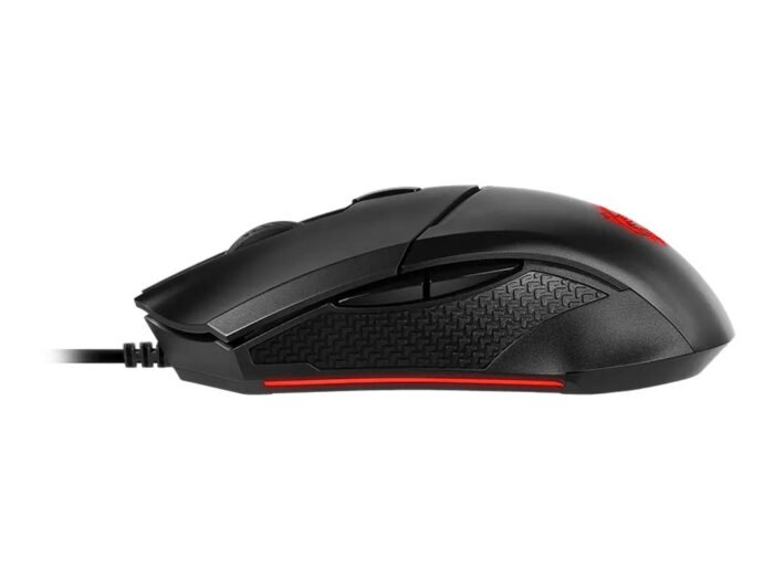 MSI Clutch GM08 žaidimų pelė, laidinė, USB 2.0, Black