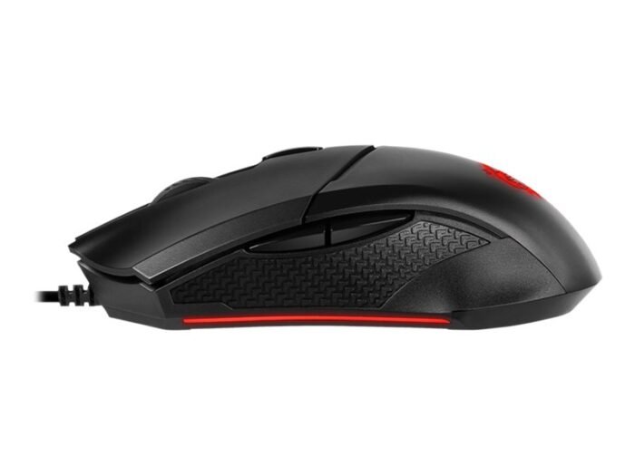 MSI Clutch GM08 spēļu pele, vadu, USB 2.0, Melna