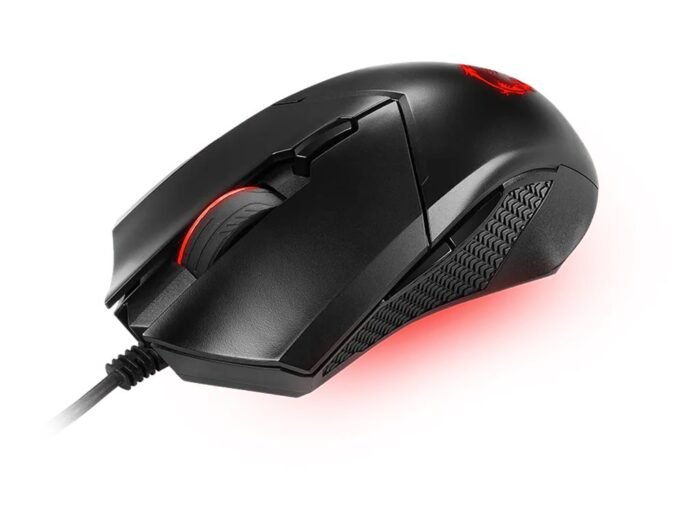MSI Clutch GM08 žaidimų pelė, laidinė, USB 2.0, Black
