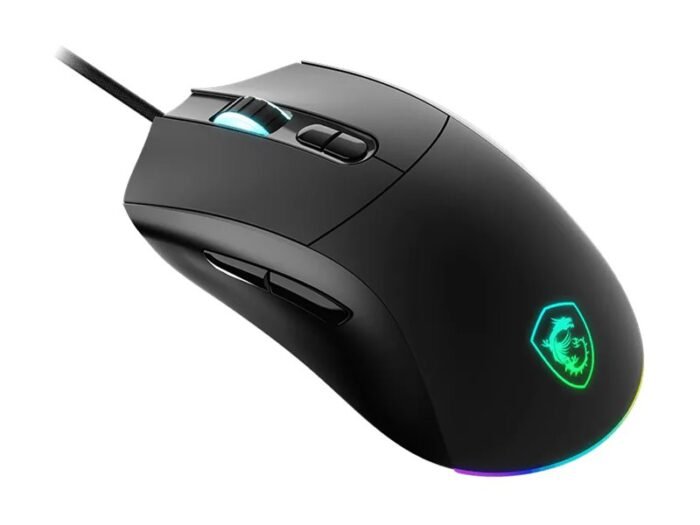 MSI FORGE GM320 Gaming Mouse, optinė, laidinė, 12800 DPI, USB 2.0, Black