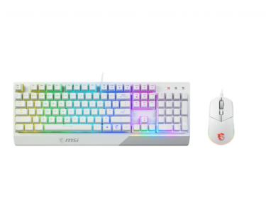 MSI Vigor GK30 COMBO WHITE, tastatūras un peles komplekts