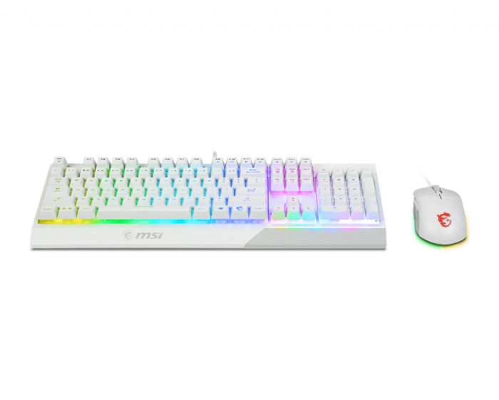 MSI Vigor GK30 COMBO WHITE, tastatūras un peles komplekts
