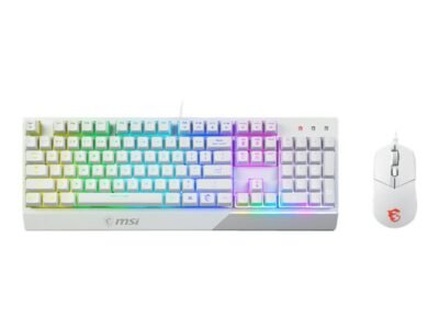 MSI Vigor GK30 COMBO WHITE, tastatūras un peles komplekts