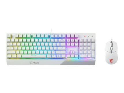 MSI Vigor GK30 COMBO WHITE, tastatūras un peles komplekts