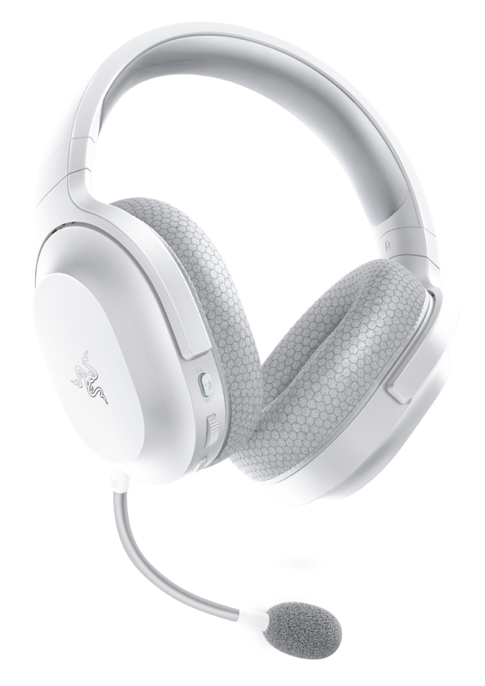 Razer Barracuda X spēļu austiņas, bezvadu, Mercury White