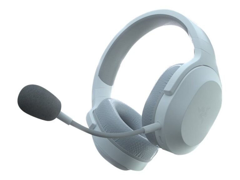 Razer Barracuda X spēļu austiņas, bezvadu, Mercury White