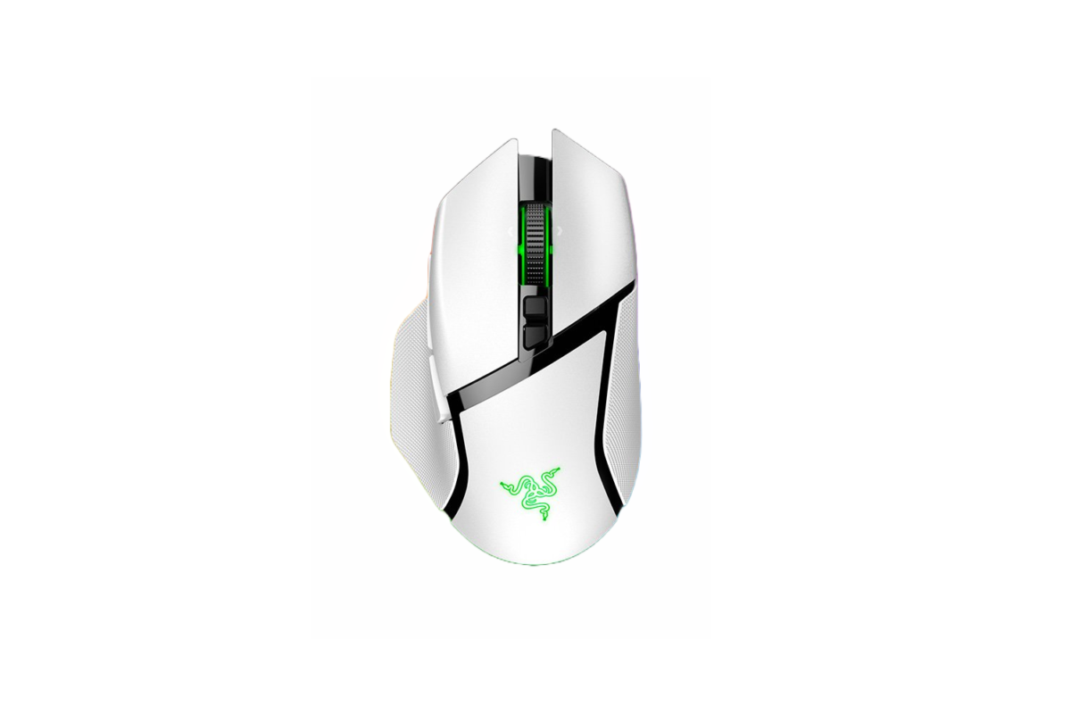 Razer Basilisk V3 Pro spēļu pele, bezvadu, Bluetooth, balta