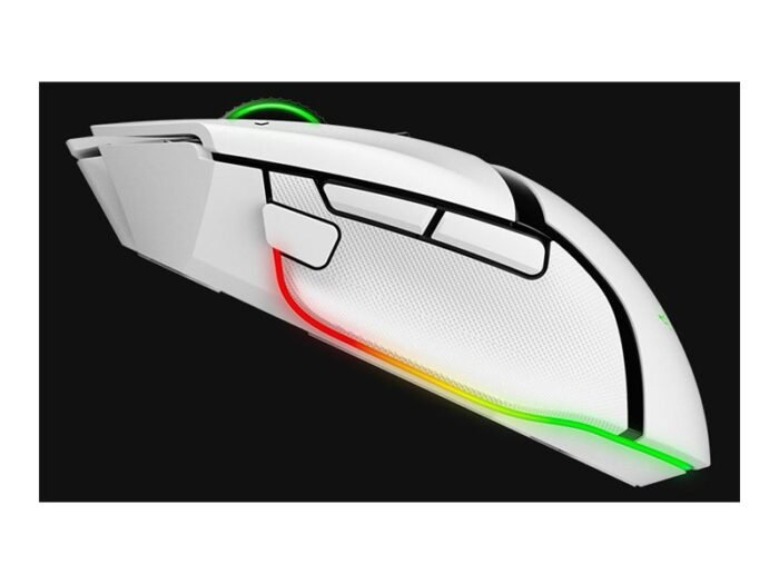 Razer Basilisk V3 Pro spēļu pele, bezvadu, Bluetooth, balta