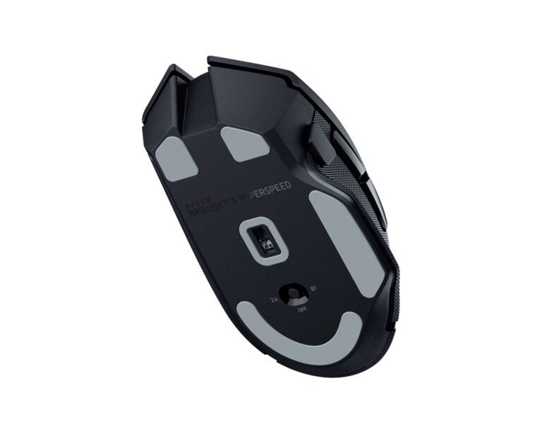 Razer Basilisk V3 X HyperSpeed spēļu pele, bezvadu, Bluetooth, Melna
