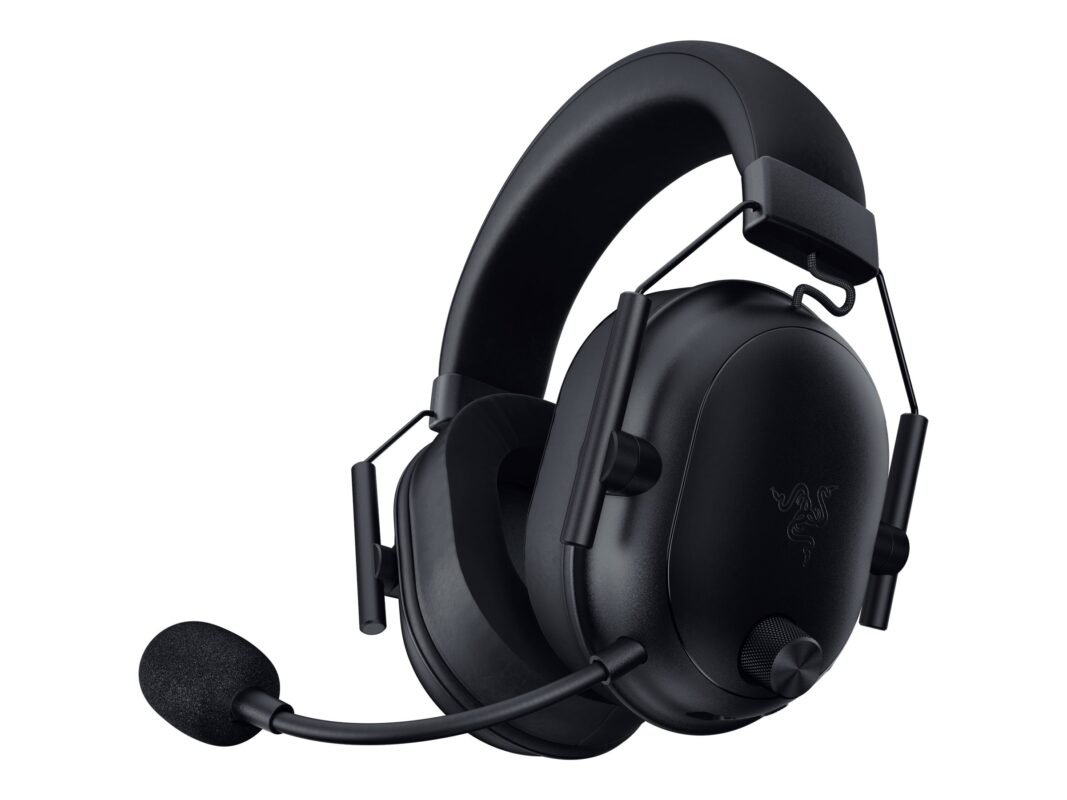 Razer BlackShark V2 HyperSpeed Gaming Headset, bezvadu, Over-Ear, USB Type-A, Melns