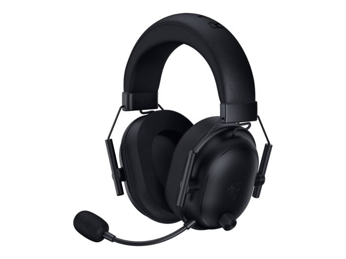 Razer BlackShark V2 HyperSpeed Gaming Headset, bezvadu, Over-Ear, USB Type-A, Melns