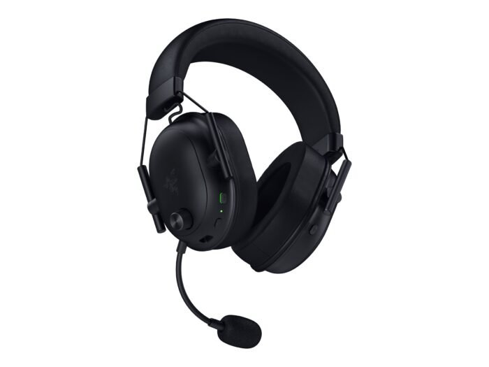 Razer BlackShark V2 HyperSpeed Gaming Headset, bezvadu, Over-Ear, USB Type-A, Melns