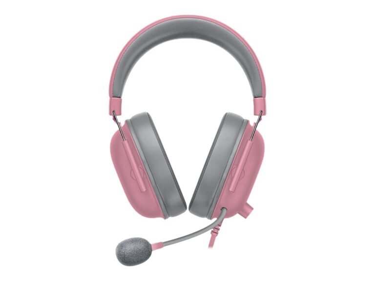 Razer BlackShark V2 X e-sporta austiņas, vadu, apausu, 3,5 mm, Quartz