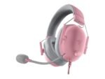 Razer BlackShark V2 X e-sporta austiņas, vadu, apausu, 3,5 mm, Quartz