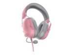 Razer BlackShark V2 X e-sporta austiņas, vadu, apausu, 3,5 mm, Quartz