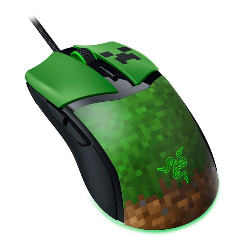Razer Cobra Minecraft Edition spēļu pele, vadu, Minecraft Edition, Melna