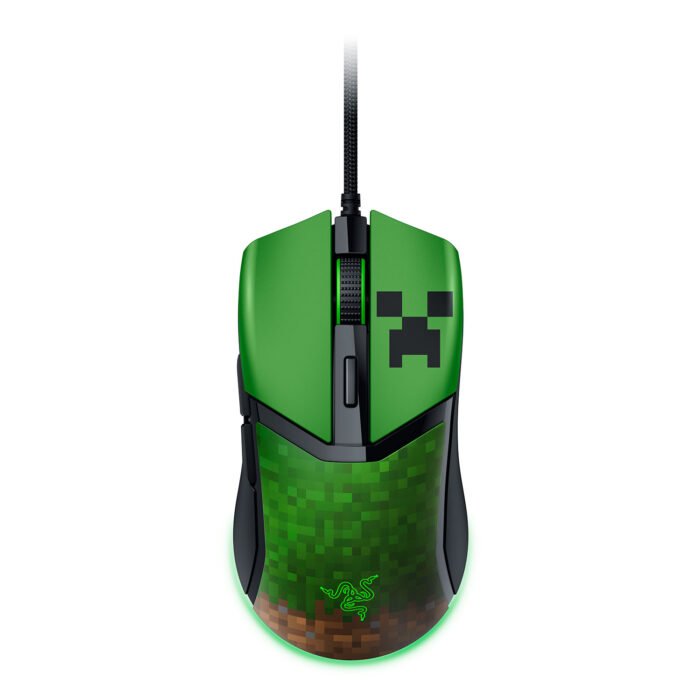 Razer Cobra Minecraft Edition spēļu pele, vadu, Minecraft Edition, Melna