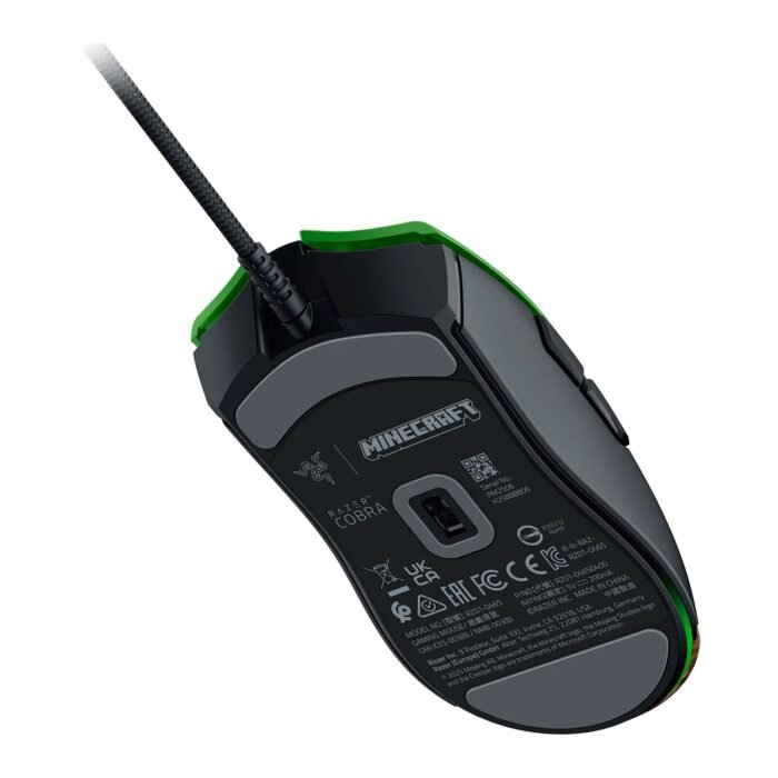 Razer Cobra Minecraft Edition spēļu pele, vadu, Minecraft Edition, Melna