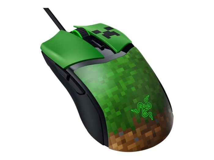 Razer Cobra Minecraft Edition spēļu pele, vadu, Minecraft Edition, Melna