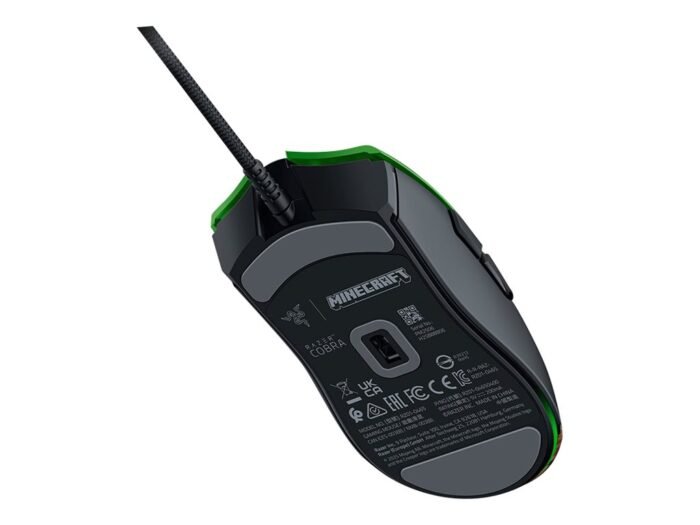 Razer Cobra Minecraft Edition spēļu pele, vadu, Minecraft Edition, Melna