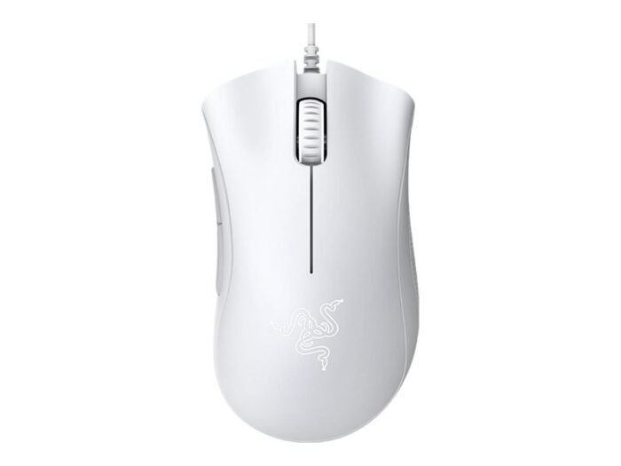 Razer DeathAdder Essential Ergonomic Gaming Mouse, vadu, optiskā, balta