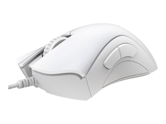 Razer DeathAdder Essential Ergonomic Gaming Mouse, vadu, optiskā, balta