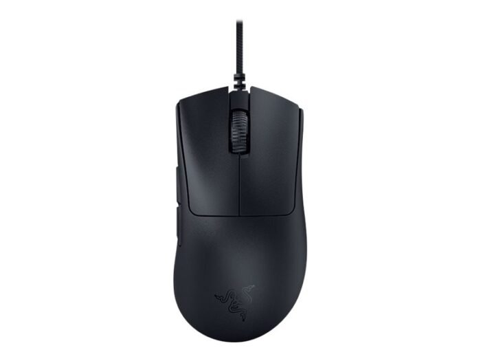 Razer DeathAdder V3 spēļu pele, vadu, optiskā, melna