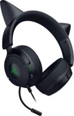 Razer Kraken Kitty V3 X Gaming Headset, vadu, Over-Ear, ar mikrofonu, melnas