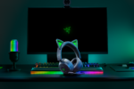 Razer Kraken Kitty V3 X Gaming Headset, vadu, Over-Ear, ar mikrofonu, melnas
