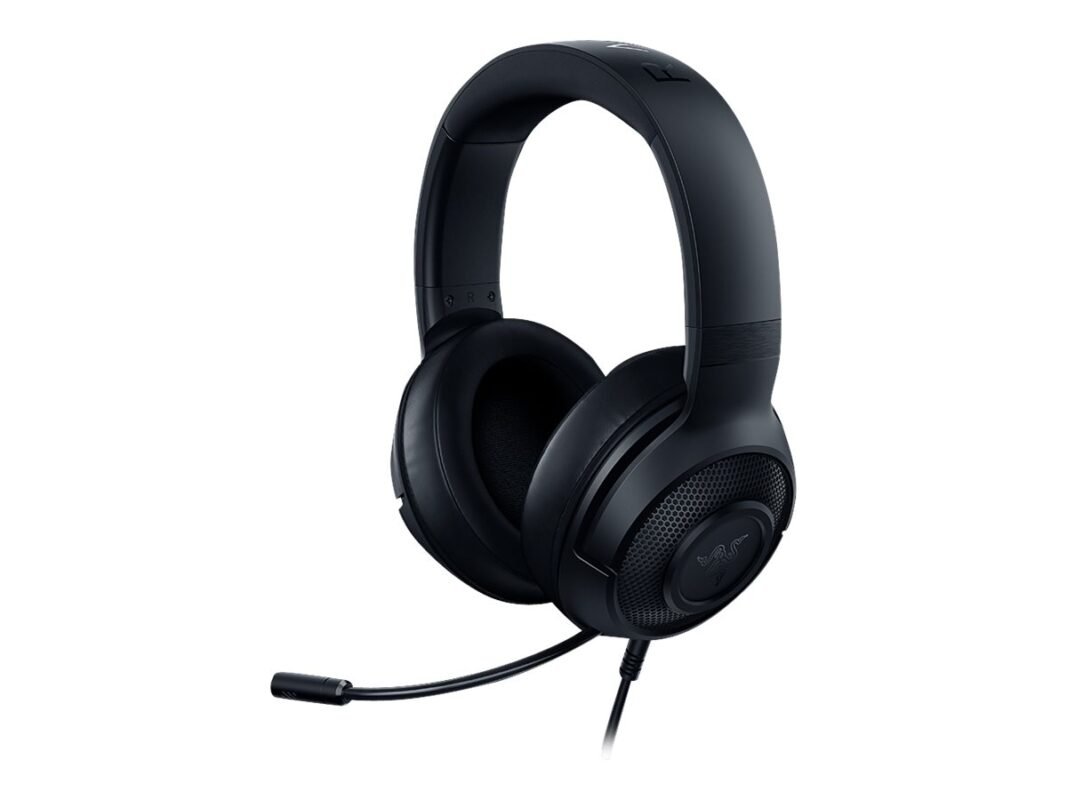 Razer Kraken X Lite spēļu austiņas, vadu, Over-Ear, ar mikrofonu, Melns