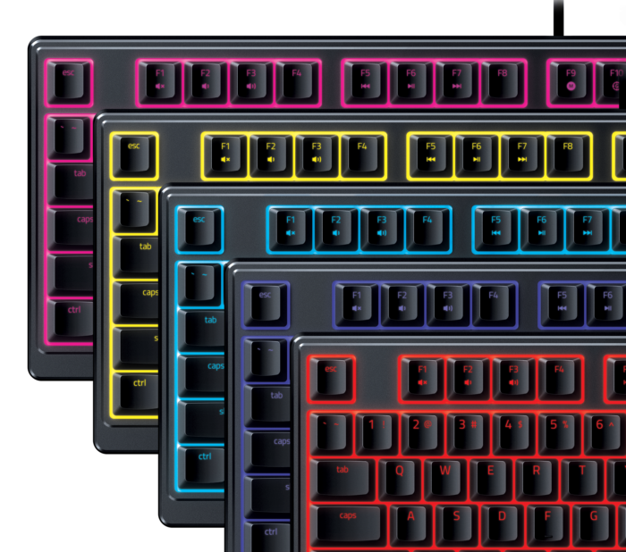 Spēļu tastatūra Razer Ornata V3 X, RGB, Silent Membrane, US, melna
