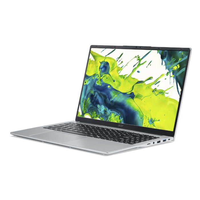 Acer Aspire Lite 15 AL15-54P-55WH | Gaiši sudraba | 15,6" | Core Ultra 5 | 115U | 16 GB | Intel UHD Graphics | Windows 11 Home | Tastatūras valoda ASV starptautiskā | Garantija 24 mēneši