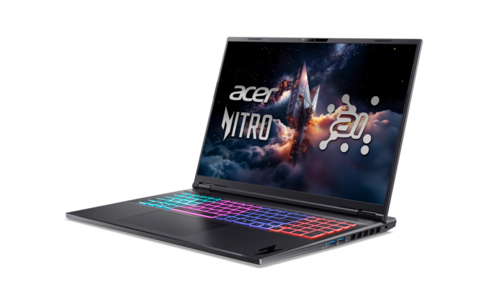 Acer | Nitro 18 AI AN18-61-R25V | Obsidian Black | 18" | IPS | WQXGA | 2560 x 1600 pikseļi | AMD Ryzen AI 7 | 350 | 16 GB | DDR5 | Cietvielas diska ietilpība 1000 GB | NVIDIA GeForce RTX 5060 | GDDR7 | 8 GB | Windows 11 Home | 802.11ax | Bluetooth versija 5.3 | Tastatūras valoda US starptautiskā | Tastatūras apgaismojums | Garantija 24 mēneši