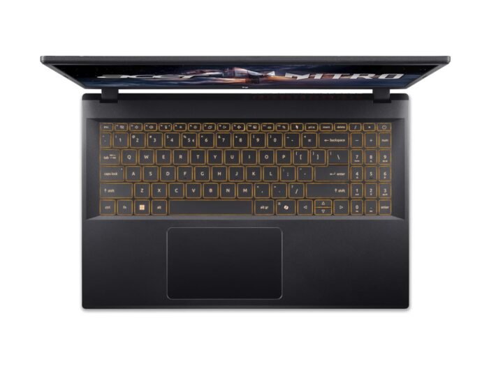 Acer | Nitro V 15 ANV15-52-592S | Obsidian Black | 15,6" | IPS | FHD | 1920 x 1080 pikseļi | Intel Core i5 | i5-13420H | 16 GB | DDR4 | Cietvielas diska ietilpība 512 GB | NVIDIA GeForce RTX 5050 | GDDR7 | 8 GB | Windows 11 Home | Bluetooth versija 5.2 | Tastatūras valoda ASV starptautiskā | Tastatūras apgaismojums | Garantija 24 mēneši