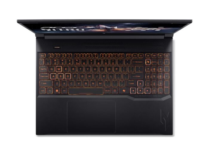 Acer | Nitro V 16 AI ANV16-42-R1HB | Shale Black | 16" | IPS | WQXGA | 2560 x 1600 pikseļi | AMD Ryzen 7 | 260 | 16 GB | DDR5 | Cietvielas diska ietilpība 1000 GB | NVIDIA GeForce RTX 5060 | GDDR7 | 8 GB | Windows 11 Home | 802.11ax | Bluetooth versija 5.3 | Tastatūras valoda ASV starptautiskā | Tastatūras apgaismojums | Garantija 24 mēneši