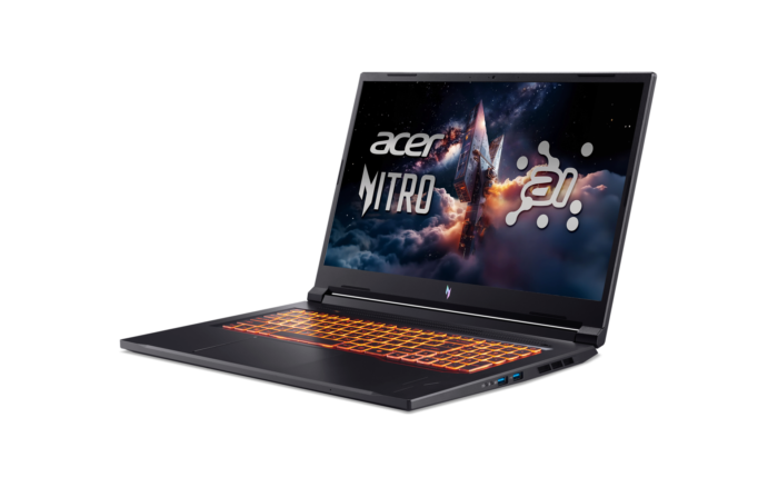 Acer | Nitro V 17 AI ANV17-41-R27Z | Obsidian Black | 17,3" | IPS | QHD | 2560 x 1440 pikseļi | AMD Ryzen 7 | 260 | 32 GB | DDR5 | Cietvielas diska ietilpība 1000 GB | NVIDIA GeForce RTX 5060 | GDDR7 | 8 GB | Windows 11 Home | 802.11ax | Bluetooth versija 5.3 | Tastatūras valoda US starptautiskā | Tastatūras apgaismojums | Garantija 24 mēneši
