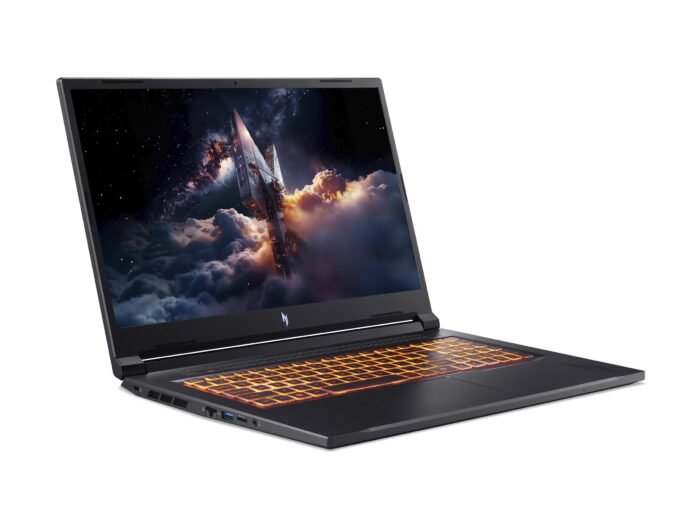 Acer | Nitro V 17 AI ANV17-41-R27Z | Obsidian Black | 17,3" | IPS | QHD | 2560 x 1440 pikseļi | AMD Ryzen 7 | 260 | 32 GB | DDR5 | Cietvielas diska ietilpība 1000 GB | NVIDIA GeForce RTX 5060 | GDDR7 | 8 GB | Windows 11 Home | 802.11ax | Bluetooth versija 5.3 | Tastatūras valoda US starptautiskā | Tastatūras apgaismojums | Garantija 24 mēneši