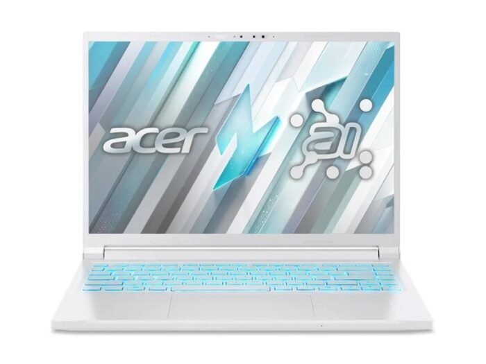 Acer | Nitro V14 ANV14-62-R3F6 | Pērļu balts | 14,5" | IPS | WUXGA | 1920 x 1200 pikseļi | AMD Ryzen AI 7 | 350 | 16 GB | DDR5 | Cietvielas diska ietilpība 1000 GB | NVIDIA GeForce RTX 5050 | GDDR7 | 8 GB | Windows 11 Professional | 802.11ax | Bluetooth versija 5.3 | Tastatūras valoda US starptautiskā | Tastatūras apgaismojums | Garantija 24 mēneši