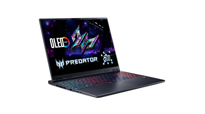 Acer | Predator Helios Neo 16S AI PHN16S-71-7556 | Abyssal Black | 16" | OLED | WQXGA | 2560 x 1600 pikseļi | Intel Core Ultra 7 | 255HX | 16 GB | DDR5 | SSD kapacitāte 1000 GB | NVIDIA GeForce RTX 5060 | GDDR7 | 8 GB | Windows 11 Home | 802.11ax | Bluetooth versija 5.3 | Tastatūras valoda US starptautiskā | Tastatūras apgaismojums | Garantija 24 mēneši