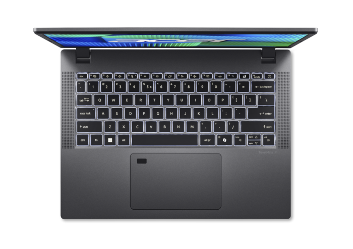 Acer TravelMate | TMP214-55-G2-TCO-366Q | Pelēks | 14" | WUXGA | Intel Core 3 | 100U | 16 GB | Cietvielas diska ietilpība 512 GB | Intel Iris Xe Graphics | Windows 11 Pro | Tastatūras valoda angļu | Tastatūras apgaismojums | Garantija 24 mēneši