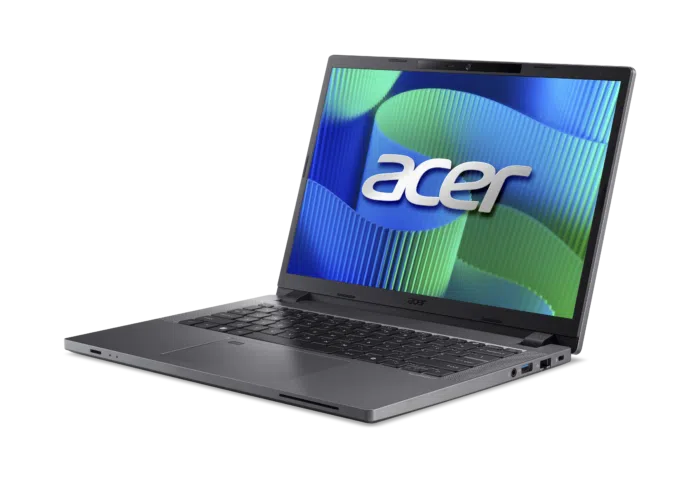 Acer TravelMate | TMP214-55-G2-TCO-58UX | Pelēks | 14" | WUXGA | Intel Core 5 | 120U | 16 GB | SSD kapacitāte 512 GB | Intel Iris Xe Graphics | Windows 11 Pro | Tastatūras valoda angļu | Tastatūras apgaismojums | Garantija 36 mēneši