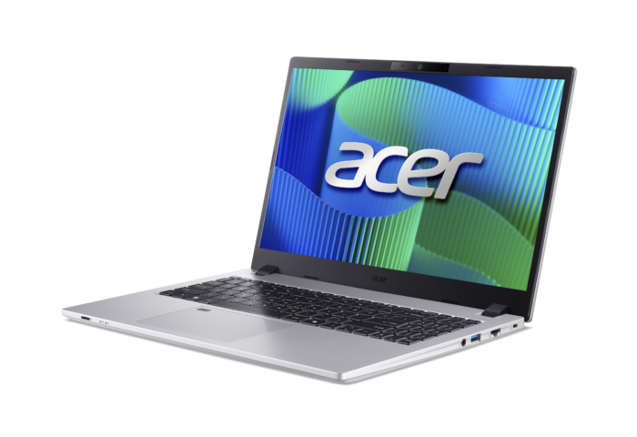Acer TravelMate TMP215-55-TCO-59KD QHD IPS i5-120U/16GB/SSD 512GB/Intel Iris Xe Graphics/Win11Pro/ENG tastatūra/FP/Sudraba/3 gadu garantija | Acer