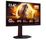 AOC 24G4ZRE | 24 " | Fast IPS | FHD | 16:9 | 240 Hz | 1 ms | 1920 x 1080 pikseļi | 300 cd/m² | HDMI portu skaits 2 | melns
