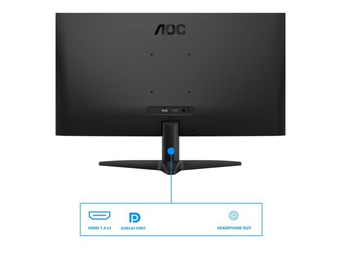 AOC | 27B36X | 27 " | IPS | FHD | 16:9 | 144 Hz | 4 ms | 1920 x 1080 pikseļi | 300 cd/m² | HDMI portu skaits 1 | melns