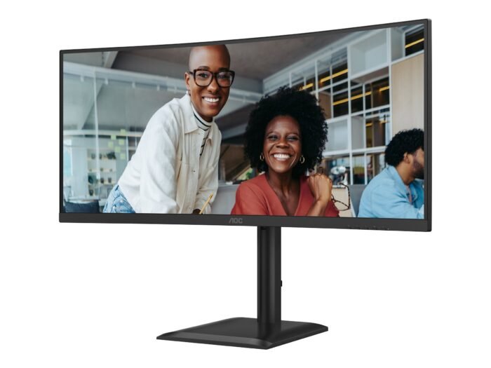 AOC CU34E4CV | 34 " | VA | 21:9 | 120 Hz | 4 ms | 3440 x 1440 pikseļi | HDMI pieslēgvietu skaits 2 | Melns