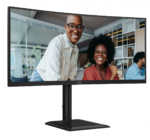 AOC CU34E4CV | 34 " | VA | 21:9 | 120 Hz | 4 ms | 3440 x 1440 pikseļi | HDMI pieslēgvietu skaits 2 | Melns