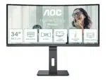 AOC | CU34P3CV | 34" | VA | 21:9 | 100 Hz | 4 ms | 3440 x 1440 pikseļi | HDMI portu skaits 1