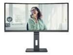 AOC | CU34P3CV | 34" | VA | 21:9 | 100 Hz | 4 ms | 3440 x 1440 pikseļi | HDMI portu skaits 1