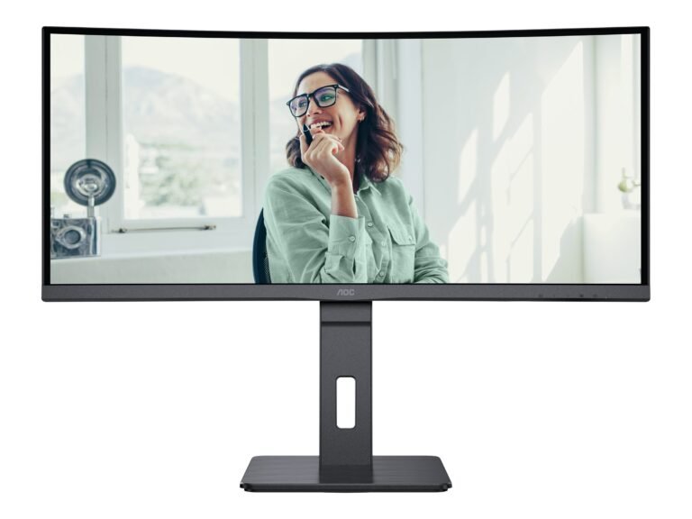 AOC | CU34P3CV | 34" | VA | 21:9 | 100 Hz | 4 ms | 3440 x 1440 pikseļi | HDMI portu skaits 1