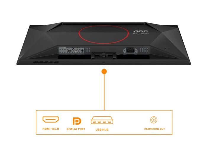 AOC Q27G41ZDF | 27" | QD-OLED | QHD | 16:9 | 240 Hz | 0,03 ms | 2560 x 1440 pikseļi | 400 cd/m² | HDMI portu skaits 1 | melns